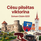 Cēsu pilsētas viktorīna. Svinam Cēsīm 820!