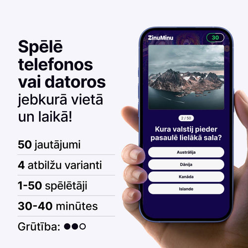 Aizraujoša ģeogrāfijas viktorīna. Cik labi tu pazīsti pasauli?