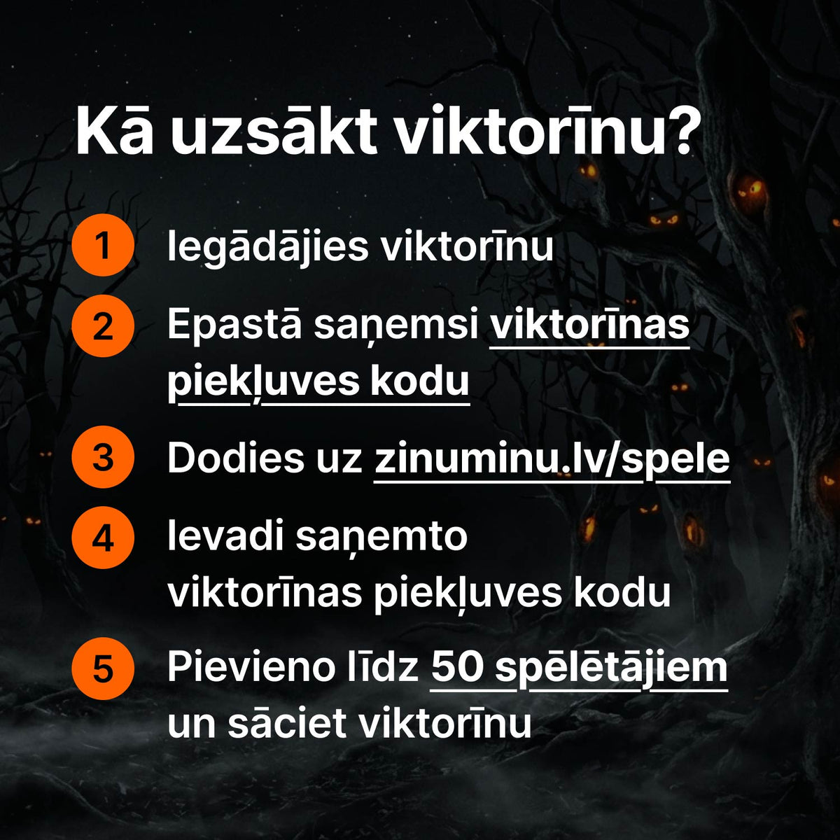 Aizraujoša Halovīna viktorīna īstiem svētku faniem