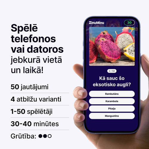 Aizraujoša pasaules faktu spēle. Cik labi Tu pazīsti pasauli?