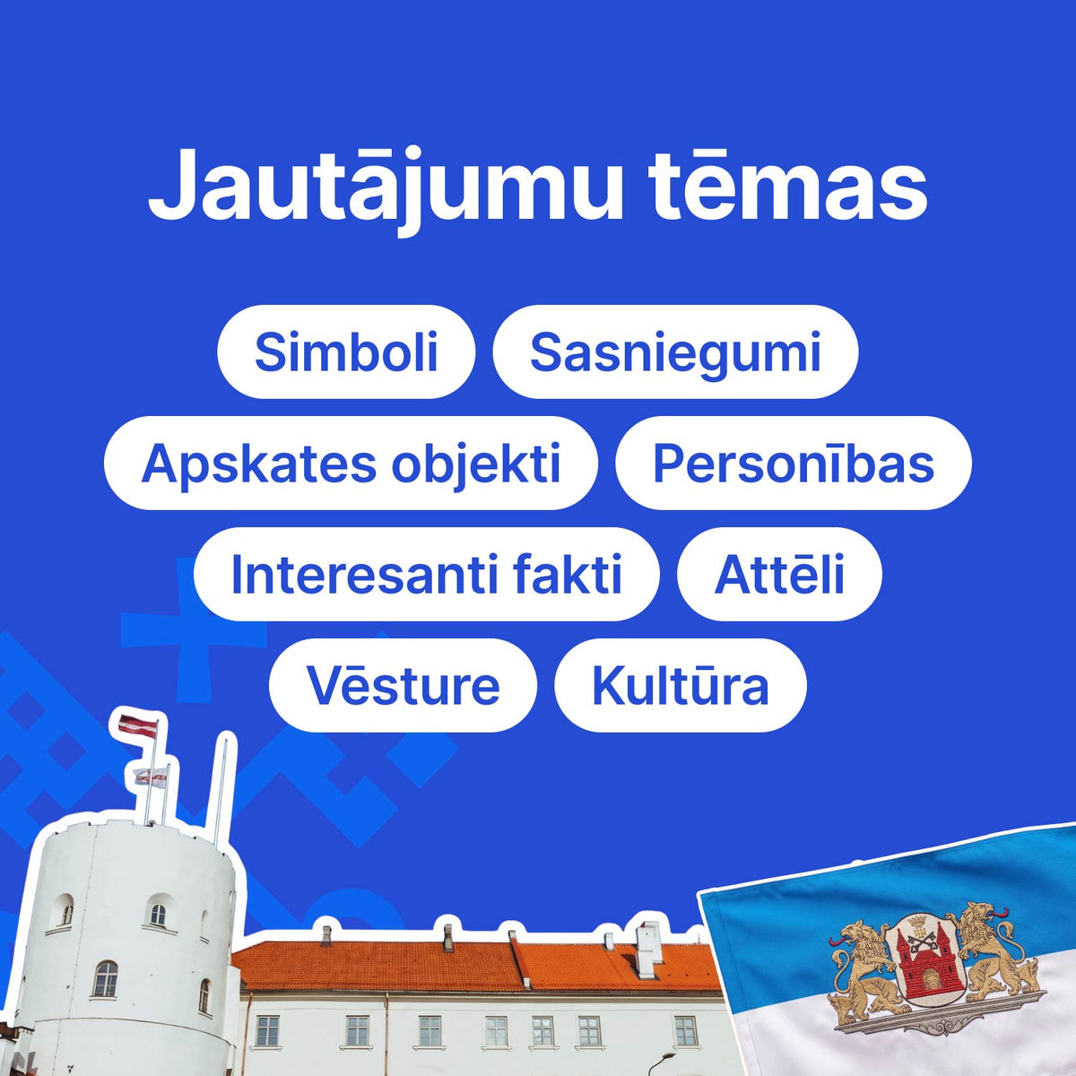 Rīgas pilsētas viktorīna. Svinam Rīgai 825!