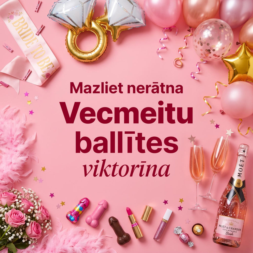 Jautra vecmeitu ballītes viktorīna līgavai un draudzenēm